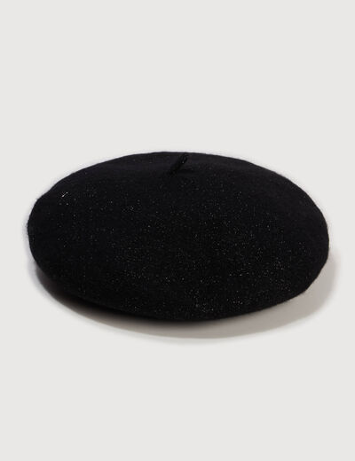 B&eacute;ret noir femme