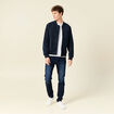 Polo manches courtes blanc homme