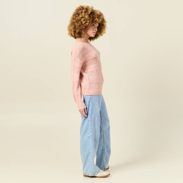 pull manches longues rose saumon femme Pull manches longues rose saumon femme