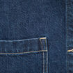 Veste en jeans manches longues denim brut clean femme