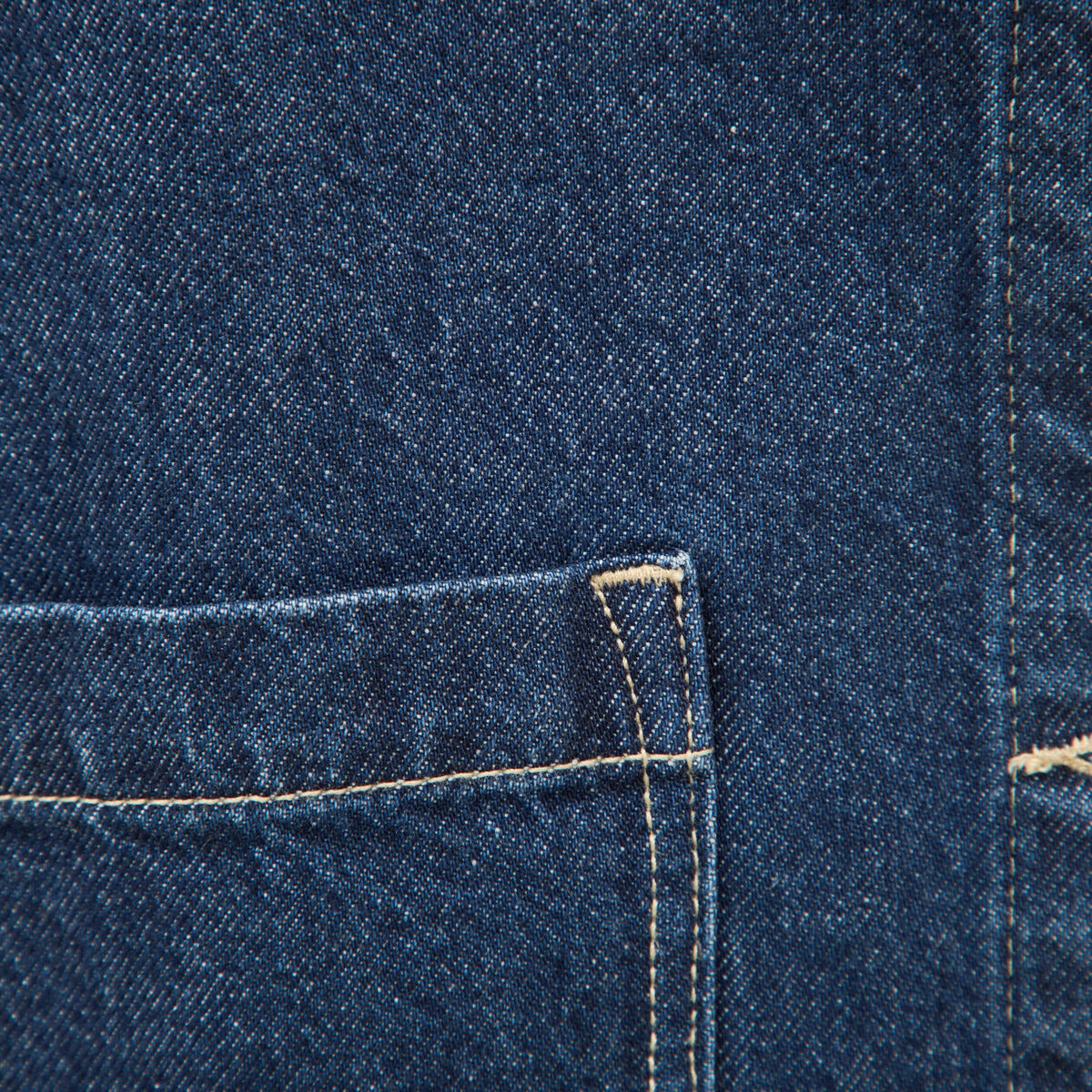 Veste en jeans manches longues denim brut clean femme