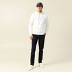 Pantalon slim Instinct chino bleu foncé homme