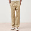 Pantalon coupe straight vert olive homme