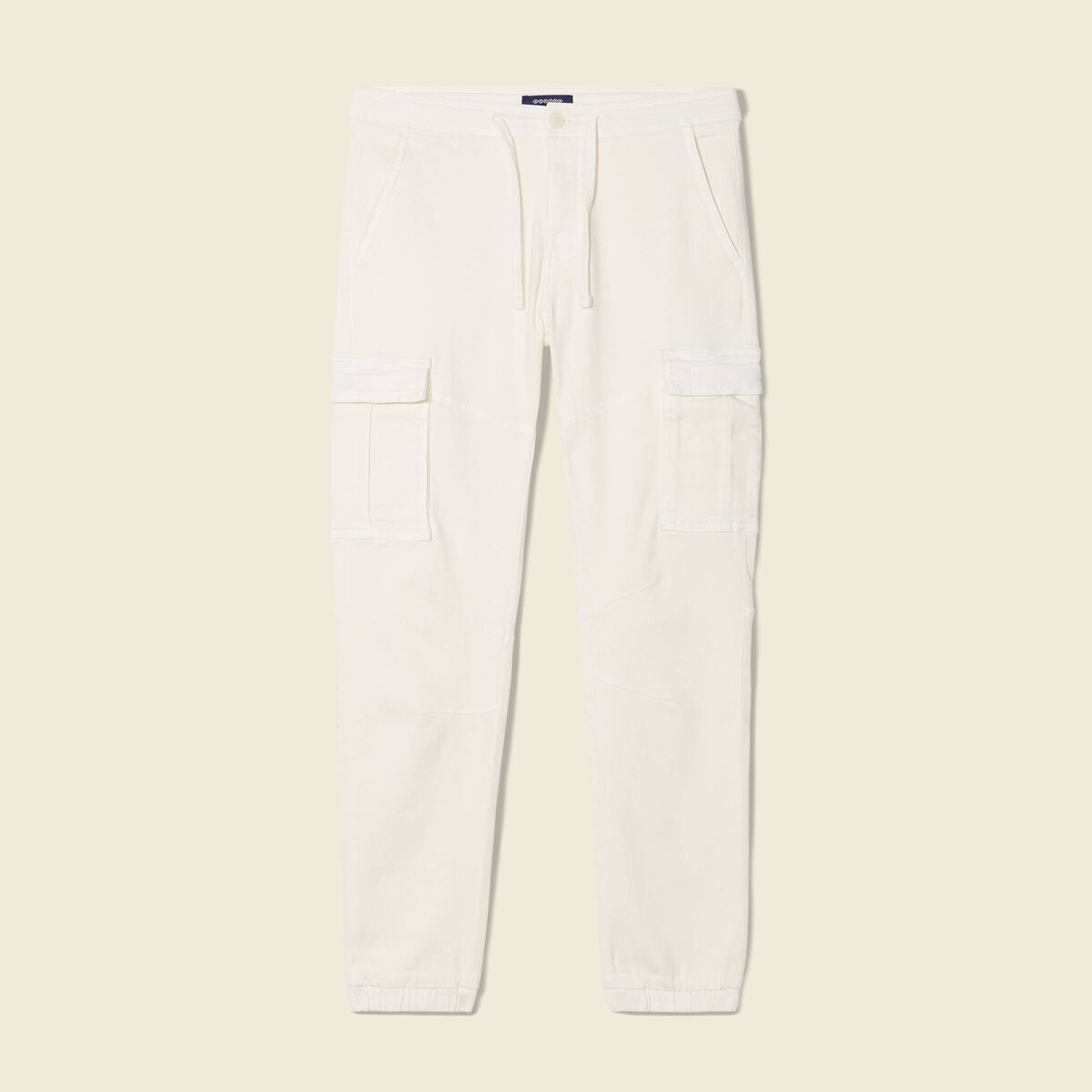 Pantalon battle bas resserré ecru homme