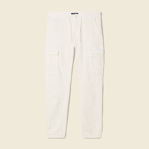 Pantalon battle bas resserré ecru homme