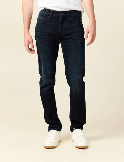 Jeans slim 5 poches longueur 32 denim blue black homme