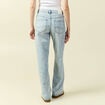 Jeans large taille standard denim snow bleu femme