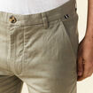 Pantalon chino vert kaki homme
