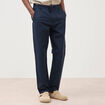 Chino coupe droite longueur 32 bleu marine homme