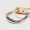 Lot de 2 bracelets couleur or femme