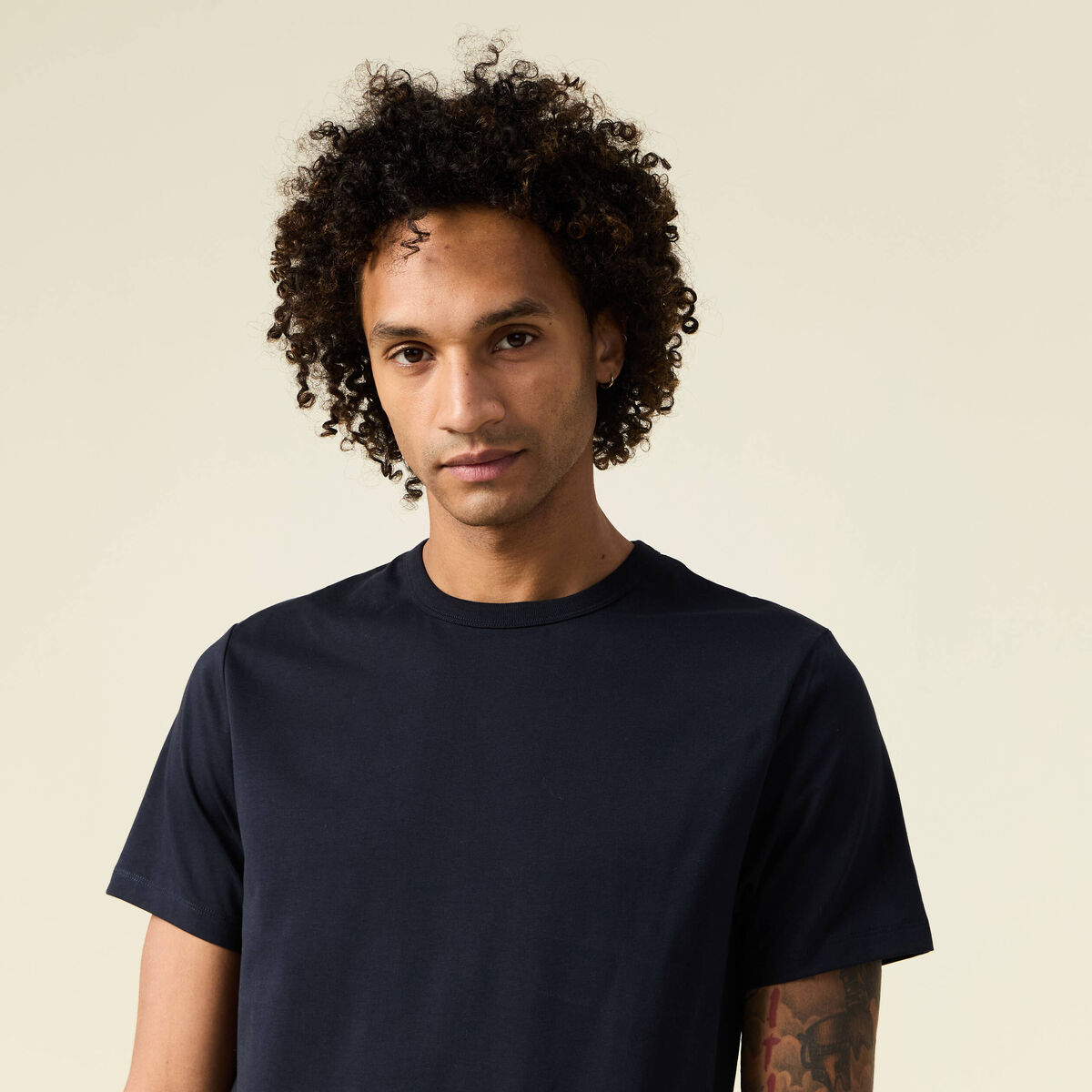 T-shirt éco-responsable bleu marine homme