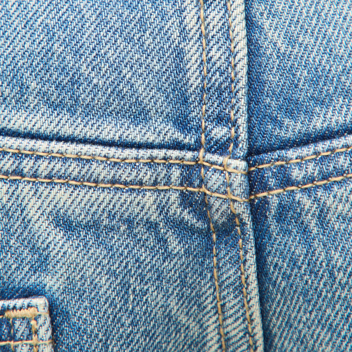 Jeans barrel taille standard bleu femme