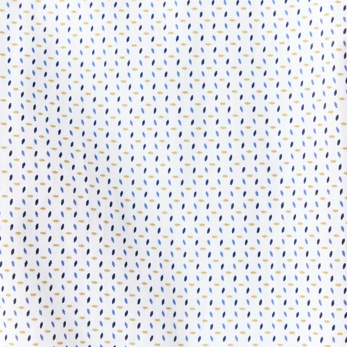 Chemise en coton manches longues blanc homme