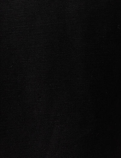 Pantalon large fluide noir femme