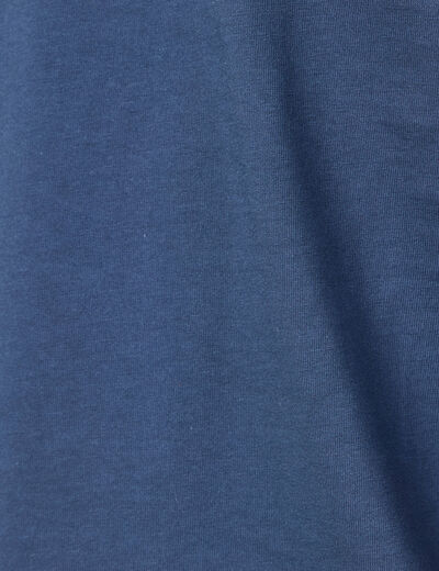 T-shirt manches courtes bleu marine homme