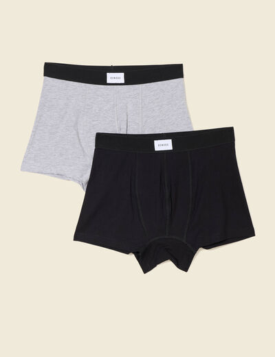Lot 2 boxers noir homme