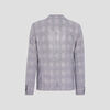 Veste droite boutonnee bleu marine homme