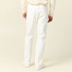 Jeans regular 5 poches denim blanc homme