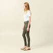 Pantalon Audrey - skinny push up vert kaki femme