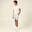 Short de bain bleu gris homme