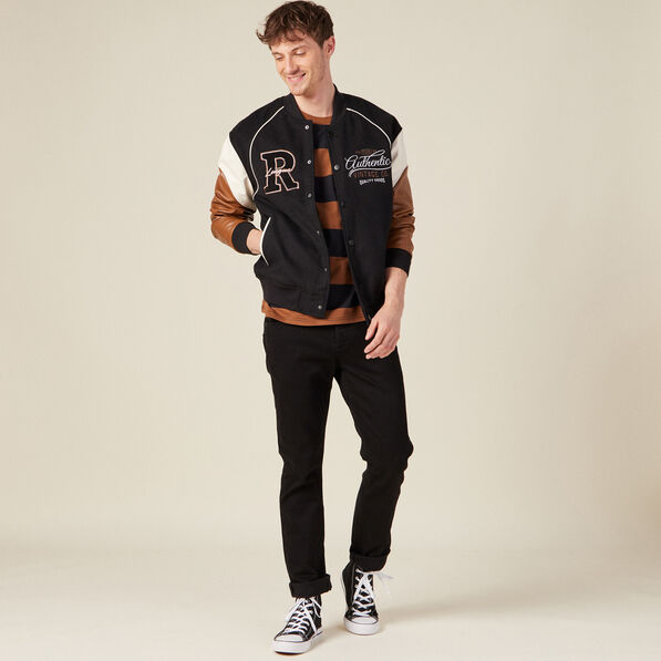 T-shirt manches courtes noir homme