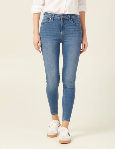 Jeans skinny éco-responsable denim used femme