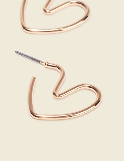 Boucles d'oreilles créoles couleur or femme