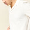 Polo manches courtes ecru homme