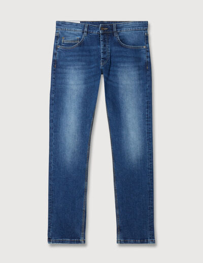 Jeans straight longueur 32 denim stone homme