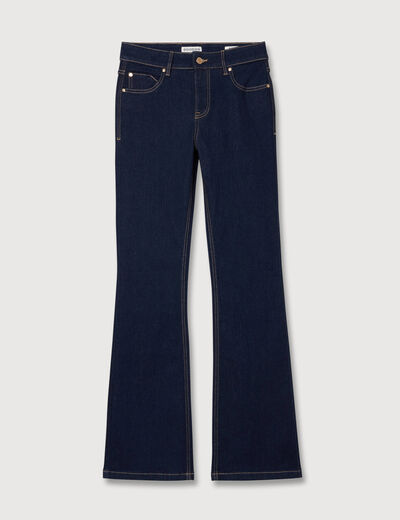 Jeans bootcut denim brut rinse femme