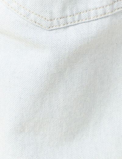 Jeans regular 5 poches denim snow bleach homme