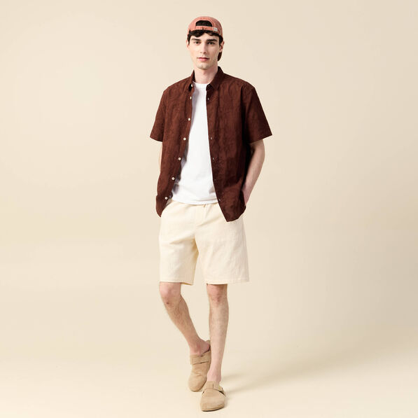 chemise manches courtes bordeaux homme Chemise manches courtes bordeaux homme