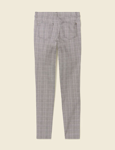 Pantalon skinny gris femme