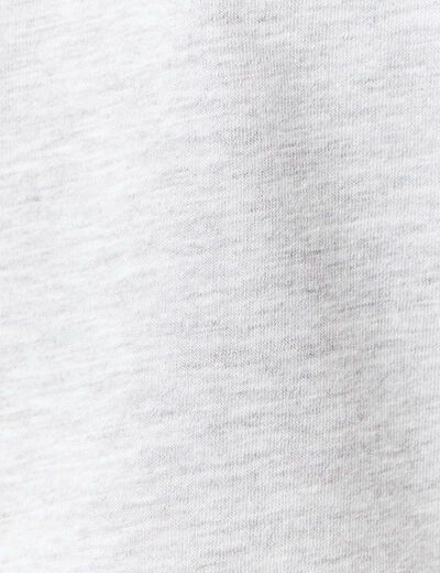 Ensemble pyjama 2 pièces gris clair homme