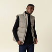 Doudoune sans manches camel homme