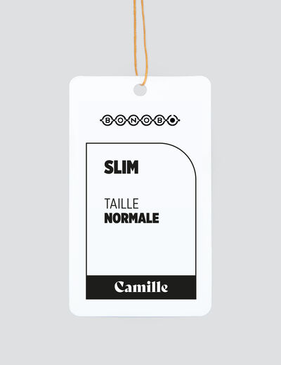 Jeans Camille - slim denim brut femme