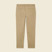 Pantalon chino stretch taupe homme