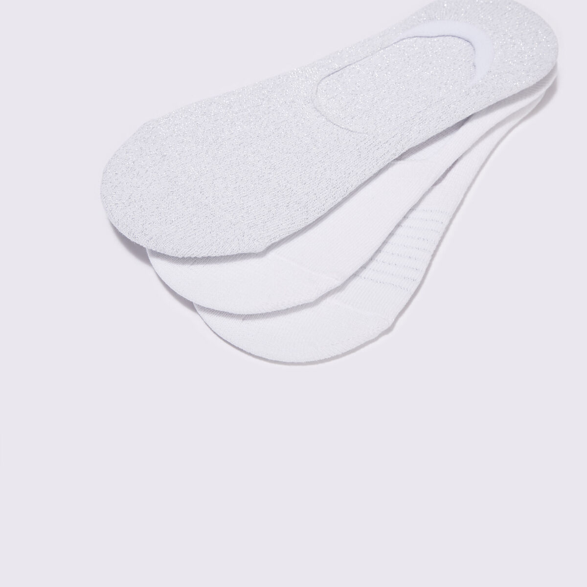 Lot 3 paires socquettes blanc femme