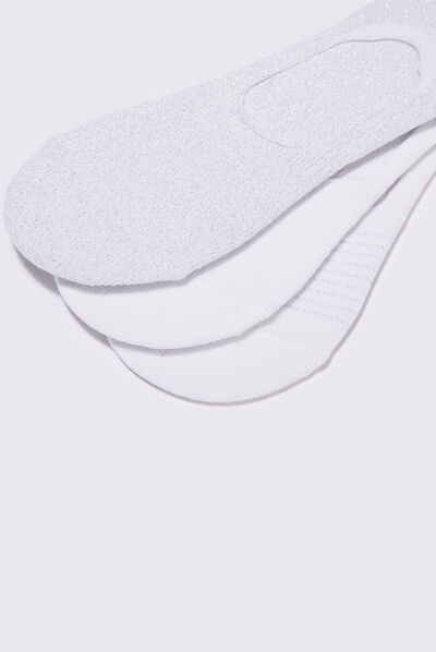 Lot 3 paires socquettes blanc femme