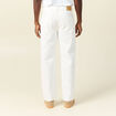 Jeans loose 5 poches denim blanc homme