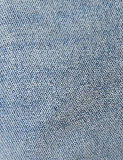 Jeans straight longueur 32 en coton denim used homme