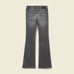 Jeans bootcut denim gris clair femme
