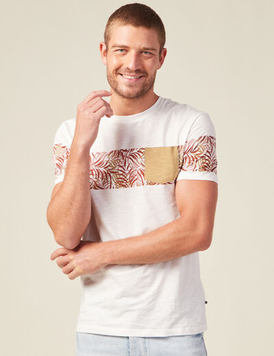 T-shirt manches courtes rose homme