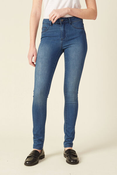 Jeans Lou - jegging denim stone femme