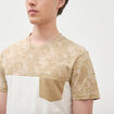 T-shirt manches courtes beige moyen homme