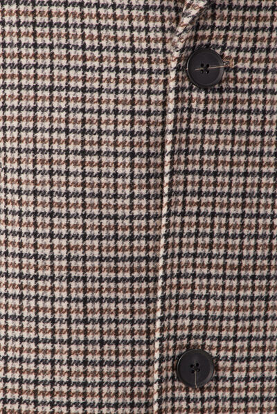 Manteau avec capuche amovible beige homme