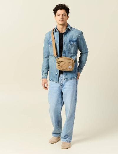 Surchemise en jean denim dirty homme