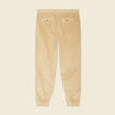 Pantalon jogger velours côtelé beige homme