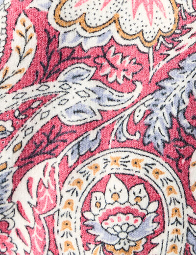 Pull manches longues vieux rose femme