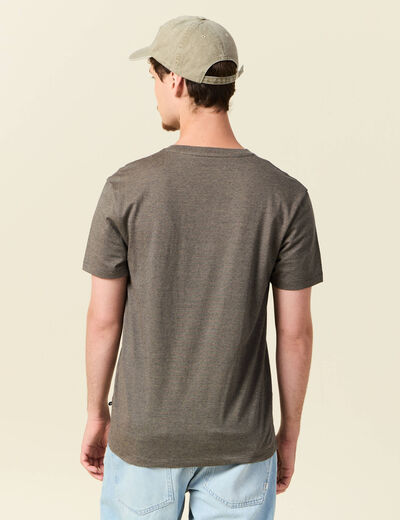 T-shirt manches courtes homme bleu marine homme